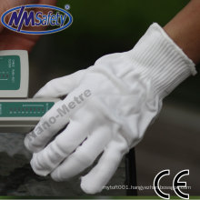 NMSAFETY cotton nylon fabric gloves working glove